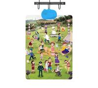 Learning Chart, Alphabet Wall Poster with Talking Sound Board, Interactive English Education Tool, Easy to Use, Educational Accessory for Girl Boy Teacher Homeschool Kindergarten Home School Playroom