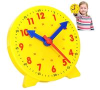 Learning Clock for Kids, Demonstration Teaching Clocks Telling the Time Clock Educational Toys Clock for Children Early Education Learn Time-4 Inch