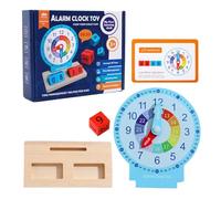 Learning Clock Toy - Kids Time Trainer, Early Time Teaching Tool | 6.69x5.31x1.46in Time Management Educational Aid, Preschool Clock Learning Tool, Teaching Clock at Home School Classrooms