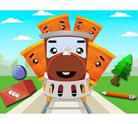 Learning colors in English together with the Train