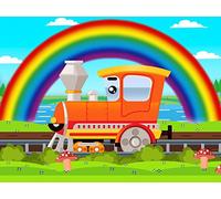 Learning colors with the Little Train and the rainbow