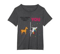 Learning Disabilities Nurse Funny Unicorn T-Shirt, Women's Plus, Dark Heather Grey, 4X