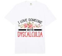 Learning Disorder Dyscalculia Awareness Comfort Colors Adult Heavyweight T-Shirt