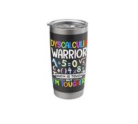 Learning Disorder Dyscalculia Awareness Stainless Steel Insulated Tumbler