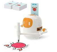Learning Educational Drawing Robot, Drawing Robot for Kids, Montessori Painting Learning Toys with Erasable Board and 212 Cards, Focus On Children's Enlightenment for Boys Girls Birthday Gift