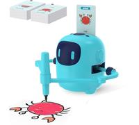 Learning Educational Drawing Robot, Drawing Robot for Kids, Montessori Painting Learning Toys with Erasable Board and 212 Cards, Focus On Children's Enlightenment for Boys Girls Birthday Gift