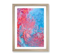 Learning From The Sea Abstract Framed Print | A2 Oak Framed Wall Art | Ready to Hang | Abstract Nautical Picture | Living Room Bedroom Lounge Office