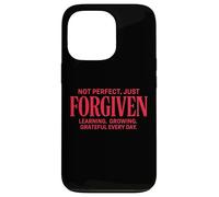 Learning, Growing, Grateful Every Day Christian Quote Case for iPhone 13 Pro
