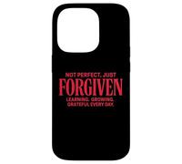 Learning, Growing, Grateful Every Day Christian Quote Case for iPhone 14 Pro