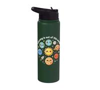 Learning is Out of This World Solar System Planets Astronomy Stainless Steel Insulated Water Bottle