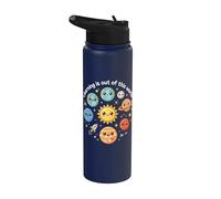 Learning is Out of This World Solar System Planets Astronomy Stainless Steel Insulated Water Bottle