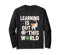 Learning is Out of This World Space Astronaut Long Sleeve T-Shirt