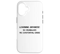 Learning Japanese Existential Crisis Funny Study Quote Gift Case for iPhone 16