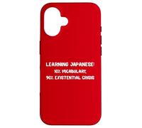 Learning Japanese Existential Crisis Funny Study Quote Gift Case for iPhone 16