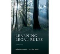 Learning Legal Rules: A Students' Guide to Legal Method and Reasoning (11th Revised edition)