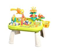 Learning Materials Adults Baby Activity Table Learning Table Multifunctional Educational Game Toys And Baby Standing Activity Center Alphabet Acorns Set - (Green, 34x12. 2x28. 5cm)
