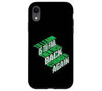 Learning means failing and getting back up strengthened Case for iPhone XR