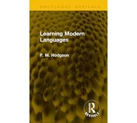 Learning Modern Languages (Routledge Revivals)