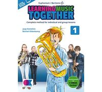 Learning Music Together Vol. 1. Baritone Or Euphonium Solo. Includes Audio Online