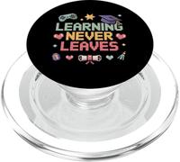 Learning Never Leaves - Pixel Art Gamer Grad 2026 PopSockets PopGrip for MagSafe