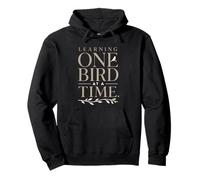 Learning One Bird at a Time Birdwatcher Branch Design Pullover Hoodie