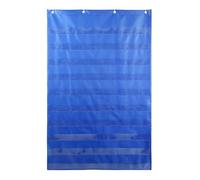 Learning Pocket Chart Teaching Hanging Bag Sentence Strips Holder Pocket with Hook Teacher Organizers School Supplies Teaching Hanging Bag Wall Chart Sentence Strips Holder Storage