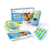 Learning Resources 92393 DIY Music Maker Science Lab | Build Your Own Instrument Ocean Drum, Pan Flute, STEM Music Toy, Kids Creative Activities Kits, At Home Science Experiments