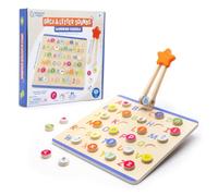 Learning Resources ABCs & Letter Sounds Wooden Puzzle, Alphabet Puzzles for Toddlers, Preschool Montessori Toys, Fine Motor Sets & Games, Learning Uppercase and Lowercase Letters for Kids Ages 3+