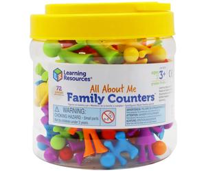 Learning Resources All About Me Family Counters Set of 72 Educational LER3372