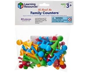 Learning Resources All About Me Family Counters, Small World Play, Ages 3+ | Count, sort and sequence colourful family counters while developing early maths skills and imaginative small world play