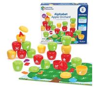 Learning Resources Alphabet Apple Orchard ABC Learning & Matching Game 3+ | Preschool Early Reading & Phonics for Toddlers, Upper and Lowercase Matching, Classroom Literacy Activity