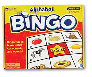 Learning Resources Alphabet Bingo Game