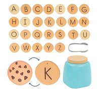 Learning Resources Alphabet Cookie Jar, Ages 3+, Alphabet Learning Toy, Build Letter Recognition, Vocabulary and Early Literacy Skills Through Hands-On Play