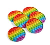 Learning Resources Alphabet Sensory Bubble Poppers, Push Pop Fidget Toy, Letter Practise for Preschoolers, Toddler Alphabet Learning, ABC Toys, Fine Motor Toys (Set of 6)