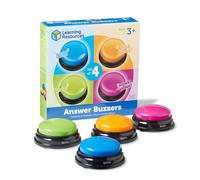 Learning Resources Answer Buzzers - Set of 4 Ages 3+ Assorted Colore