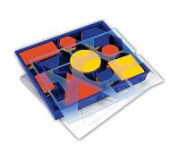 Learning Resources Attribute Block Desk Set in Plastic Storage Tray