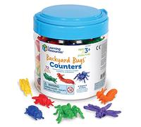 Learning Resources Backyard Bugs Counters Education Toys for Kids - Set of 72