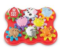 Learning Resources Barnyard Friends Build & Spin - Toddler Sensory Toys,