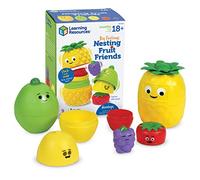 Learning Resources Big Feelings Nesting Fruit Friends, Ages 18+ Months | Montessori toddler toys to explore emotions, sensory awareness, and fine motor skills, imaginative play for home education
