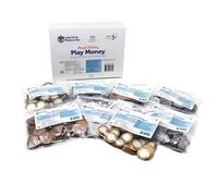 Learning Resources Bulk Play Money Pack, Play Money for Kids, Plastic UK Coins Set, Ages 3 +