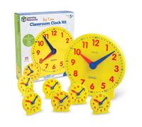 Learning Resources Classroom Clock Kit - Preschool Must Have, Teaching Time Activity , About Flash