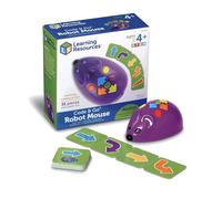 Learning Resources Code & Go Robot Mouse - 31 Pieces, Ages 4+, Coding STEM Toys, Screen-Free Coding Toys Kids,Back To School Gifts, Robot Toy