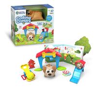 Learning Resources Coding Critters Ranger & Zip, Screen-Free Early Coding Toy For Kids, Interactive STEM Coding Pet, 22 Piece Set, Ages 4+