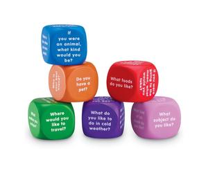 Learning Resources Conversation Cubes For Improving Children's Social Skills