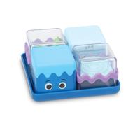 Learning Resources Cool Down Cubes Sensory Fidget Set of 4, Ages 3+, Calm Down Corner Toys, SEL Toys