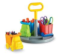 Learning Resources Create-a-Space Kiddy Centre Trucks, Kids Art Supply Storage, Caddy Playroom Organisation, Classroom Organisation, School Supplies Organiser, 5 Pieces, Age 3+