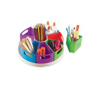 Learning Resources Create a Space Storage Centre - 10 Piece set Desk Organiser for Kids, Art Organiser for Kids, Homeschool Organisers and Storage