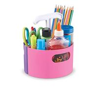 Learning Resources Create-a-Space Storage Mini Centre (Pastel) Classroom Craft Keeper, Teacher Organiser, Home Office Desk Tidy, 4 Piece Set