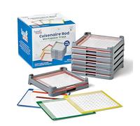 Learning Resources Cuisenaire Rod Trays Set of 6, Ages 5+, Includes Trays & Activity Mats Only, Classroom Essentials for Teachers