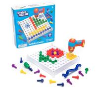 Learning Resources Design & Drill Activity Centre, STEM Learning with Drill Toy, Preschool, Kids Drill Sets, Ages 3+